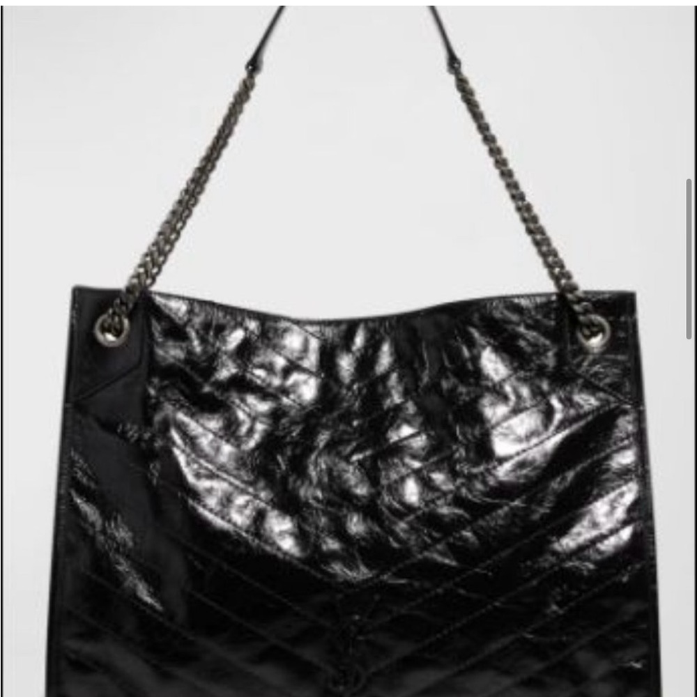 Yves Saint Laurent Black Tote Bag - Picture 7 of 15